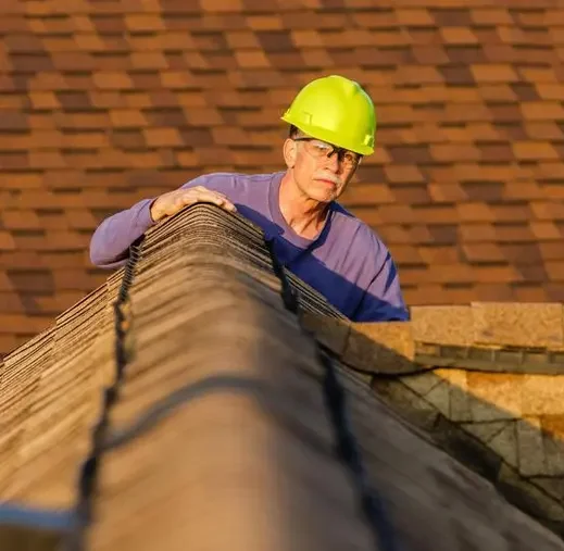 Roof inspection by roofing contractor in Dallas
