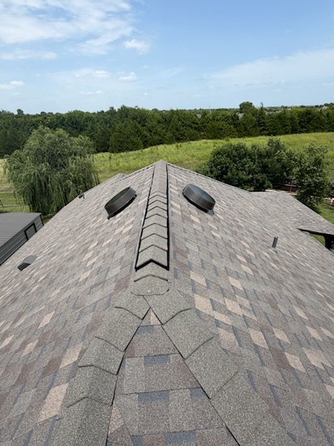 Fireman’s Roofing recent McKinney gutter project — roof line